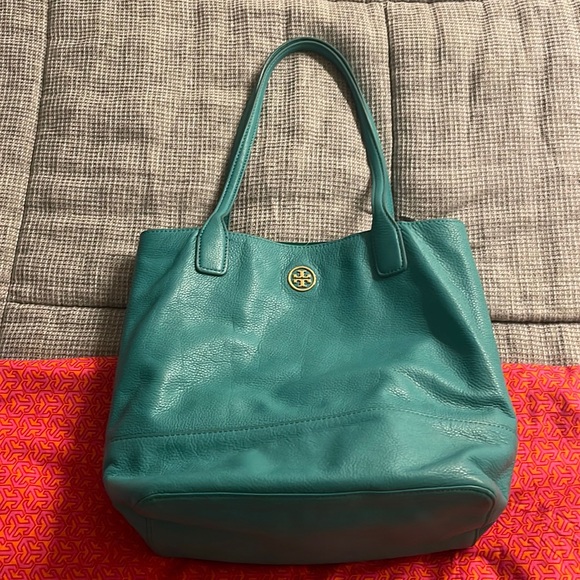 Tory Burch Bags Tory Burch Teal Shoulder Bag Poshmark